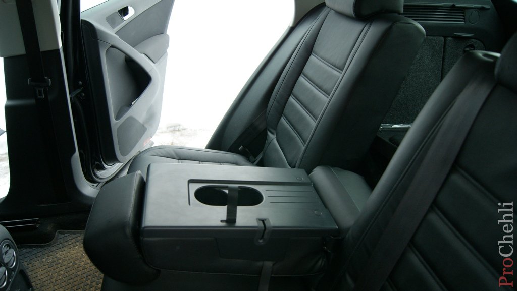 Авточехлы из черной экокожи для Volkswagen Tiguan 2011 №6