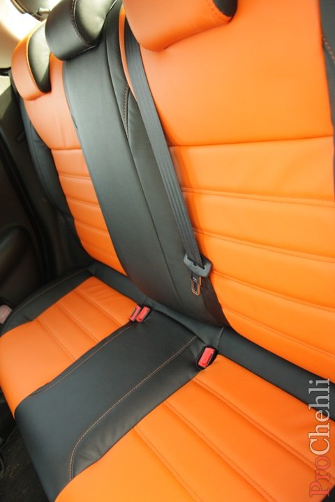 Оранжевые автомобильные чехлы для Nissan Juke