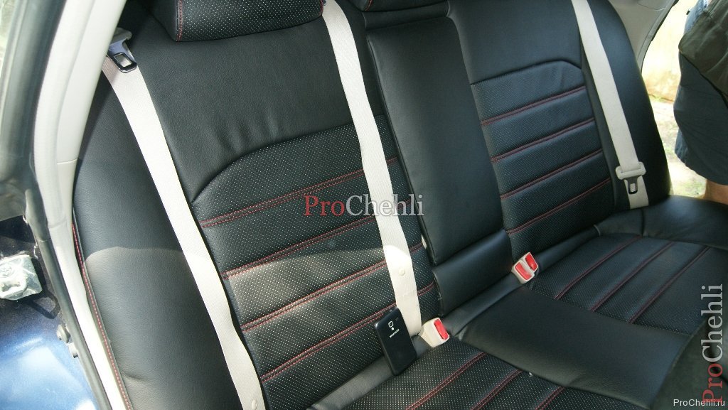 Чехлы из экокожи для сидений Subaru Legacy №4