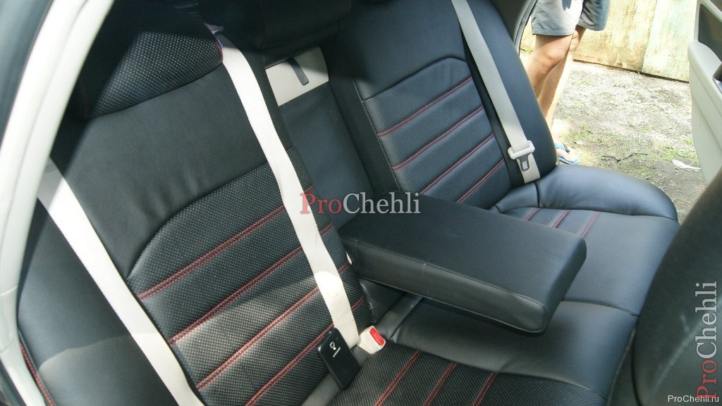 Чехлы из экокожи для сидений Subaru Legacy №5