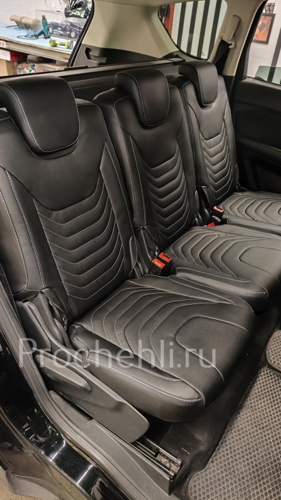 Чехлы для Ford S-Max 2 поколения из экокожи №5