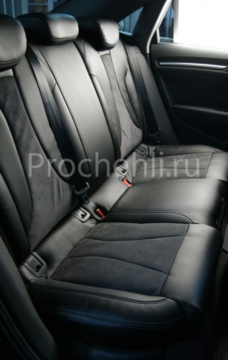 Чехлы на Audi A3 8V sport салон с эффектом перетяжки сидений №9